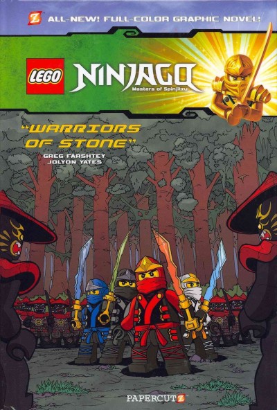 LEGO Ninjago, masters of Spinjitzu. #6, Warriors of stone / Greg Farshtey, writer ; Jolyon Yates, artist ; Jayjay Jackson, colorist ; Paulo Henrique, cover artist ; Laurie E. Smith, cover colorist.
