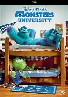 Monsters University [videorecording]  / Disney presents a Pixar Animation Studios film ; story by Dan Scanlon, Daniel Gerson & Robert L. Baird ; screenplay by Daniel Gerson & Robert L. Baird, Dan Scanlon ; produced by Kori Rai ; directed by Dan Scanlon.