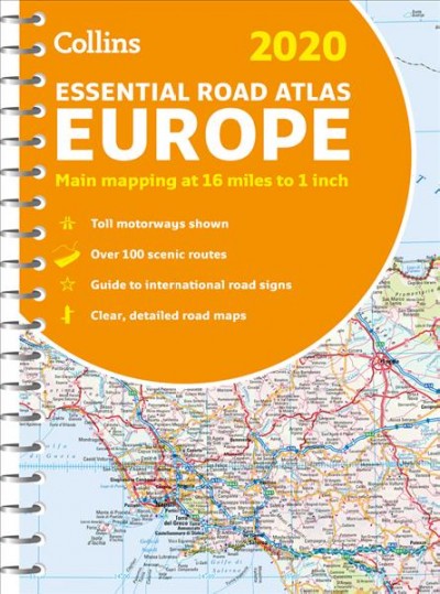 Collins Europe essential road atlas