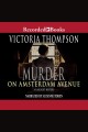 Murder on amsterdam avenue Gaslight mystery series, book 17. Cover Image